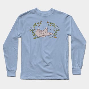 Cute White Cat Long Sleeve T-Shirt